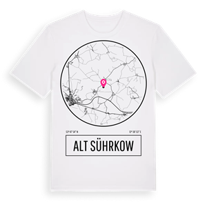 Alt Sührkow t-shirt – ekologisk bomull t-shirt från Pinshirt