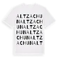 Alt Zachun ordlek t-shirt