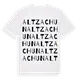 Alt Zachun ordlek t-shirt
