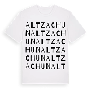 Alt Zachun ordlek t-shirt – ekologisk bomull t-shirt från Pinshirt