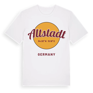 Altstadt cirkel t-shirt – ekologisk bomull t-shirt från Pinshirt