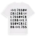 Am Lüssower Berg ordlek t-shirt
