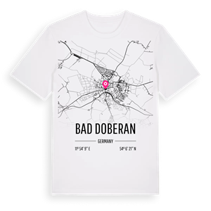 Bad Doberan karta t-shirt – ekologisk bomull t-shirt från Pinshirt