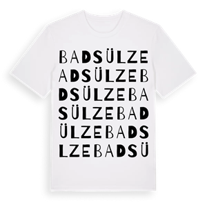 Bad Sülze ordlek t-shirt – ekologisk bomull t-shirt från Pinshirt