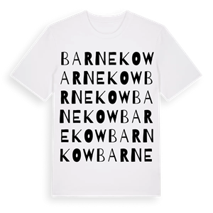 Barnekow ordlek t-shirt – ekologisk bomull t-shirt från Pinshirt