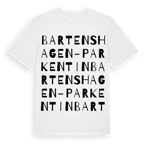 Bartenshagen-Parkentin ordlek t-shirt – ekologisk bomull t-shirt från Pinshirt