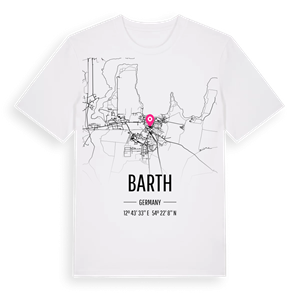 Barth karta t-shirt – ekologisk bomull t-shirt från Pinshirt