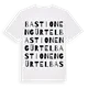 Bastionengürtel ordlek t-shirt