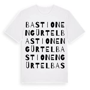 Bastionengürtel ordlek t-shirt – ekologisk bomull t-shirt från Pinshirt