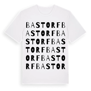 Bastorf ordlek t-shirt – ekologisk bomull t-shirt från Pinshirt