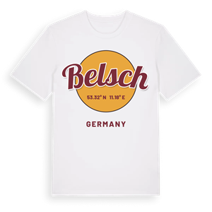 Belsch cirkel t-shirt – ekologisk bomull t-shirt från Pinshirt