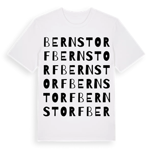 Bernstorf ordlek t-shirt – ekologisk bomull t-shirt från Pinshirt