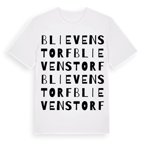 Blievenstorf ordlek t-shirt – ekologisk bomull t-shirt från Pinshirt