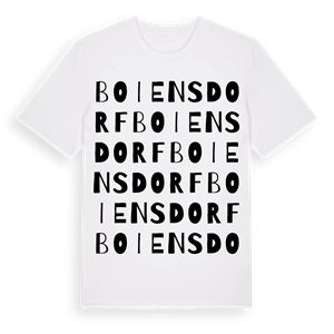 Boiensdorf ordlek t-shirt – ekologisk bomull t-shirt från Pinshirt