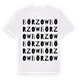 Börzow ordlek t-shirt