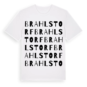 Brahlstorf ordlek t-shirt – ekologisk bomull t-shirt från Pinshirt