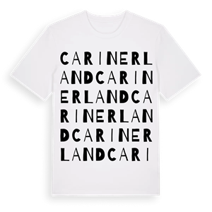 Carinerland ordlek t-shirt – ekologisk bomull t-shirt från Pinshirt