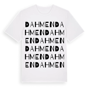 Dahmen ordlek t-shirt – ekologisk bomull t-shirt från Pinshirt