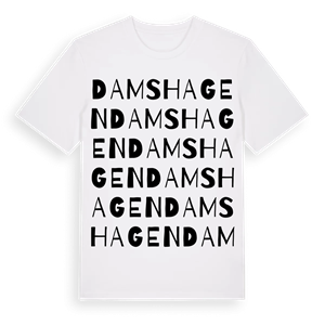 Damshagen ordlek t-shirt – ekologisk bomull t-shirt från Pinshirt
