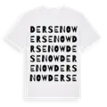 Dersenow ordlek t-shirt