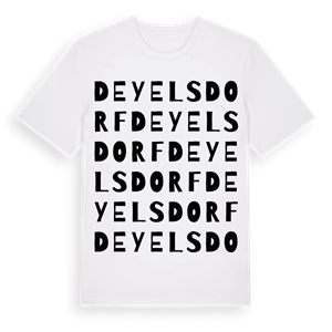 Deyelsdorf ordlek t-shirt – ekologisk bomull t-shirt från Pinshirt