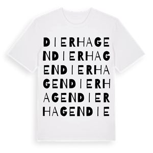 Dierhagen ordlek t-shirt – ekologisk bomull t-shirt från Pinshirt