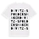 Divitz-Spoldershagen ordlek t-shirt