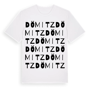 Dömitz ordlek t-shirt – ekologisk bomull t-shirt från Pinshirt
