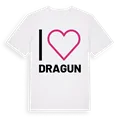 Jag älskar Dragun t-shirt stort tryck