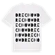 Drechow ordlek t-shirt