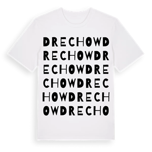 Drechow ordlek t-shirt – ekologisk bomull t-shirt från Pinshirt