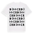 Dümmer ordlek t-shirt