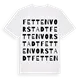 Fettenvorstadt ordlek t-shirt