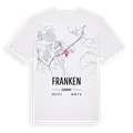 Franken karta t-shirt
