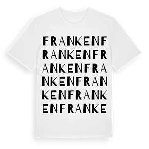 Franken ordlek t-shirt – ekologisk bomull t-shirt från Pinshirt