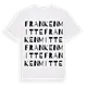Franken Mitte ordlek t-shirt