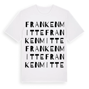 Franken Mitte ordlek t-shirt – ekologisk bomull t-shirt från Pinshirt