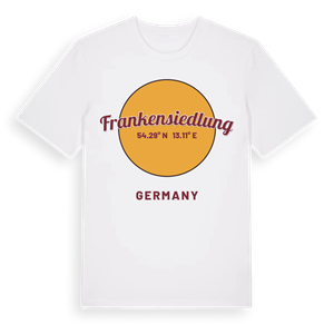 Frankensiedlung cirkel t-shirt – ekologisk bomull t-shirt från Pinshirt