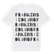 Frankensiedlung ordlek t-shirt