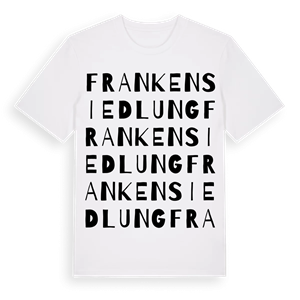 Frankensiedlung ordlek t-shirt – ekologisk bomull t-shirt från Pinshirt