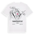 Frankenvorstadt karta t-shirt