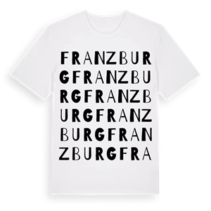 Franzburg ordlek t-shirt – ekologisk bomull t-shirt från Pinshirt