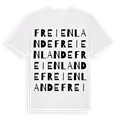 Freienlande ordlek t-shirt