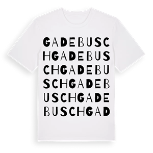 Gadebusch ordlek t-shirt – ekologisk bomull t-shirt från Pinshirt