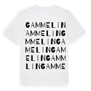Gammelin ordlek t-shirt – ekologisk bomull t-shirt från Pinshirt