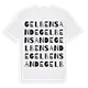 Gelbensande ordlek t-shirt