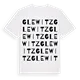 Glewitz ordlek t-shirt