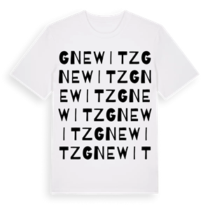 Gnewitz ordlek t-shirt – ekologisk bomull t-shirt från Pinshirt