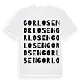 Gorlosen ordlek t-shirt