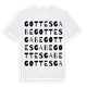 Gottesgabe ordlek t-shirt